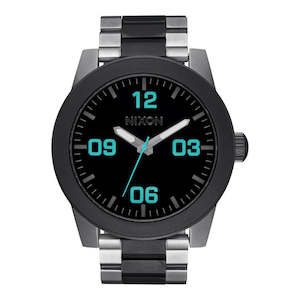 Watches: Nixon Corporal Stainless Steel - Silver/Gunmetal