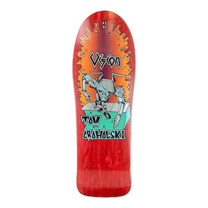 Old School: Vision Deck Groholski Robot - Red 9.5