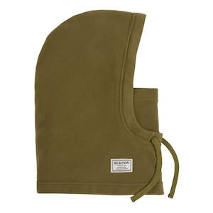 Stay Warm: BURTON Burke Fleece Hood - Martini Olive