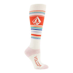Riding Socks: VOLCOM Women's Tundra Tech Sock - White