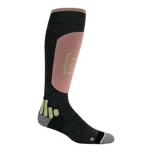 Riding Socks: Burton Men’s [ak] Endurance Socks – Reef Pink