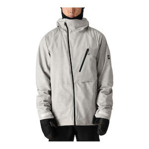 Outerwear: 686 Men’s Hydra Thermagraph Jacket 2025 - White Heather