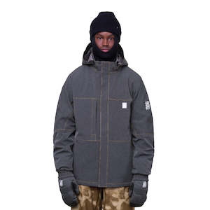 Outerwear: 686 DOJO JACKET – Black Denim