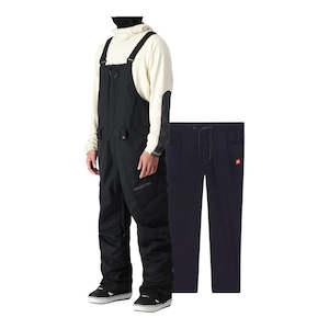 Mens Snow Pants: 686 Men’s Smarty 3-in-1 Cargo Bib - Black