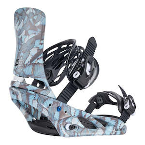 Womens Bindings: BURTON Women's Lexa Bindings 2025 - Blue Butterflies