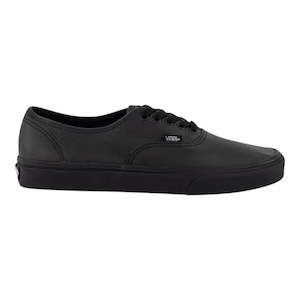 Vans: Vans Authentic Leather - Black/Black