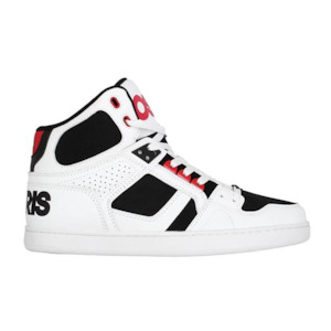 Osiris: Osiris NYC 83 CLK White/Black/Red