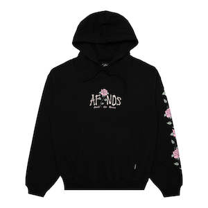 Afends: Afends Smell The Roses Hood - Black