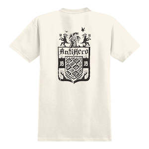Antihero Coat of Arms Tee - Cream