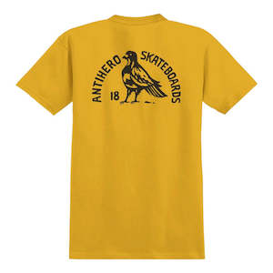 Antihero: Antihero Rock Dove Tee - Mustard