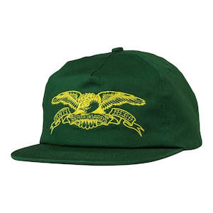 Antihero: Antihero Basic Eagle Cap - Green/Yellow