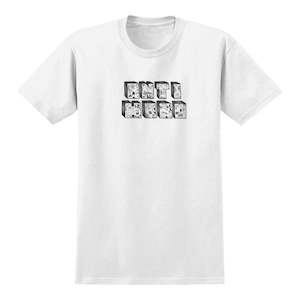 Antihero Stacked Tee - White