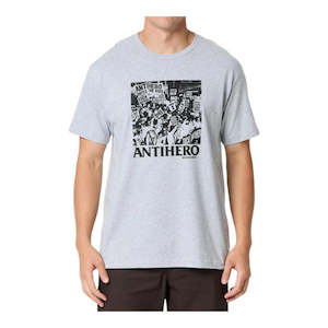 Antihero Antiherosucks Tee - Grey/Black