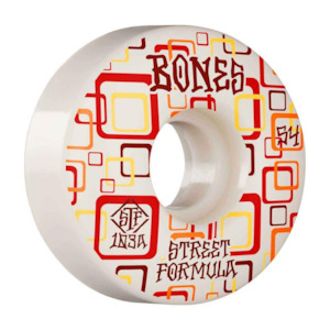Bones STF V3 Slim Wheels 54mm - 103a - V3 Slims - Retro (Red)