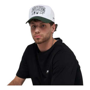 Crate Half Court Snapback - White/Pine