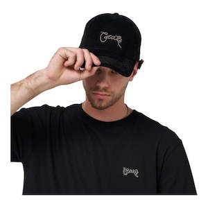 Crate: Crate Scripted Cord Snapback - Black