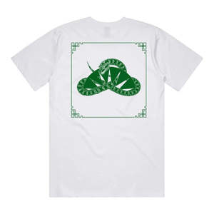 Clothing: DECO Tour Of The Snake Tee - White