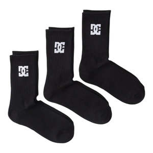 DC SPP Crew Sock 3 Pack - Black