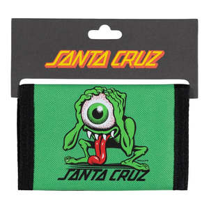 Santa Cruz Eyegore Velcro Wallet - Light Green
