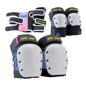 Protective Gear: Protec Street Junior Pads 3 Pack - Santa Cruz