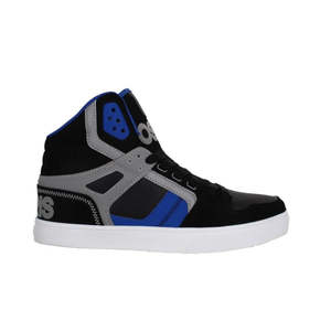 Mens Footwear: Osiris Clone - Black/Royal Blue/Grey