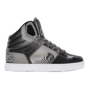 Mens Footwear: Osiris Clone - Silver/Black/Holo