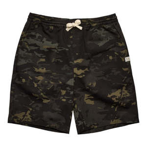 Shorts: J.A.F Dinghy Shorts - Black Camo