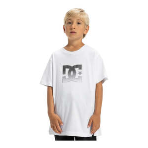 DC Youth Star Reflective Tee - White