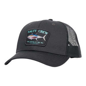Caps: Salty Crew Big Blue Retro Trucker Cap - Coal