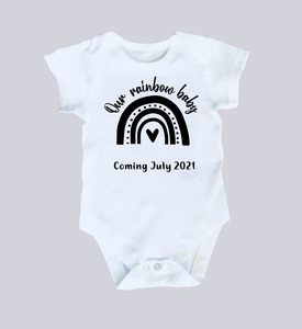 Products: Our Rainbow Baby Coming July Cheeky Monkeys