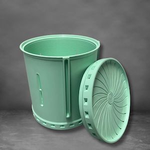 Products: Large Blue Cheese Mould with Lid 200mm 2.5 – 3kg - Cheeselinks Australia