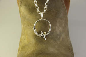 Round Polo Stick Pendant