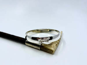 Bangles: Half Round Bangle | 10.5mm | with Running Fox