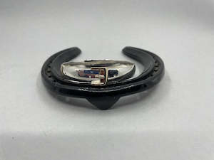 Round Buckle Bangle | Large 10.5mm