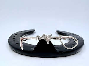 Hunt Whip Stockpin | Small | with Fox Head