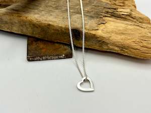 Pendants: Floating Heart Pendant and Chain Set