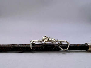 Hunt Whip Stockpin | Small | with Tallyho Jumper