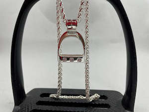 Stirrup Pendants: SUPER JUMBO Stirrup Pendant | 3 Stones