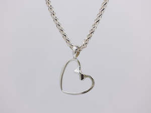 Horseshoe Nail Pendants: Nail Heart Pendant | Large 36mm