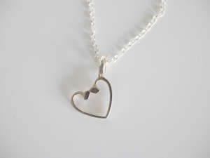 Pendants: Nail Heart Pendant | Small 24mm