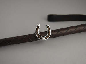 Horsehair Horseshoe Pin