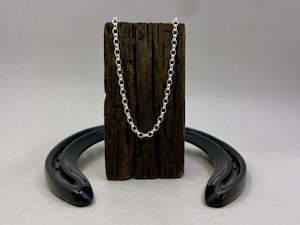 Medium Oval Belcher Chain | Sterling Silver