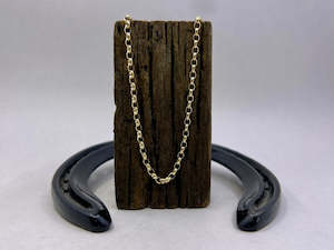 9ct Gold Chains: Medium Oval Belcher Chain | Gold