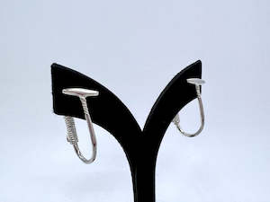 Polo Collection: Polo Stick Hoop Earrings