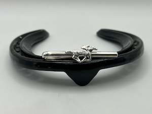 Tie Slide with Racehorse