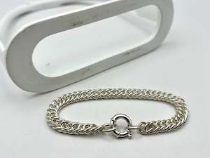 Double Curb Chain Bracelet | Medium 7.5mm