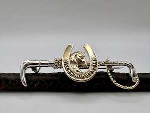 Stockpins: Birchwood Hunt Whip Stockpin | 9ct Gold