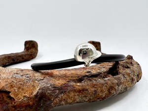Noir Bangle | Riding Helmet Charm