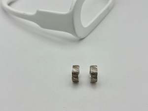 Sterling Silver Huggie Hoop Earrings | Preloved