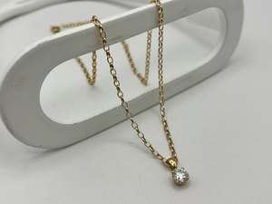 Lab Diamond Pendant | 9ct Yellow Gold | 1.04ct